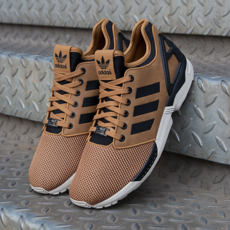 adidas zx flux homme marron